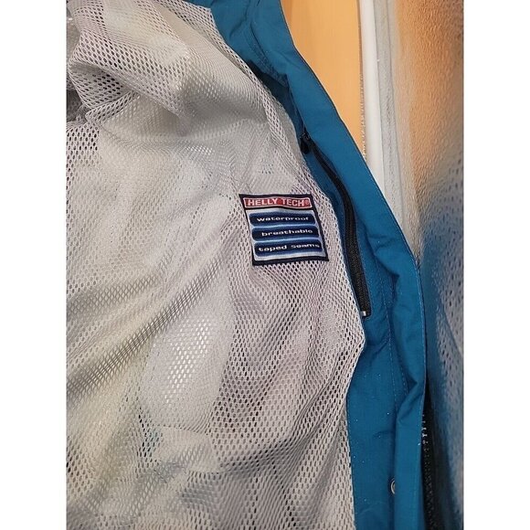 Helly Hanson Helly Tech Waterproof Jacket Size Small Blue - Picture 6 of 16